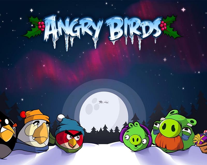 Angry Birds, Video Game, Angry Birds Seasons, HD wallpaper