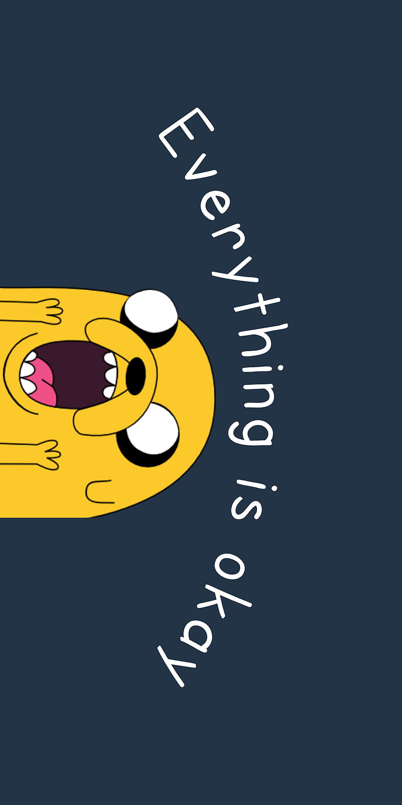 Adventure time , adventure time, cartoon, everything, funny, happy, saying, HD phone wallpaper