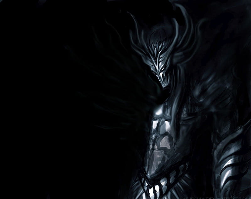 The DArk Creature, demon, dark, black, monster, creature, HD wallpaper