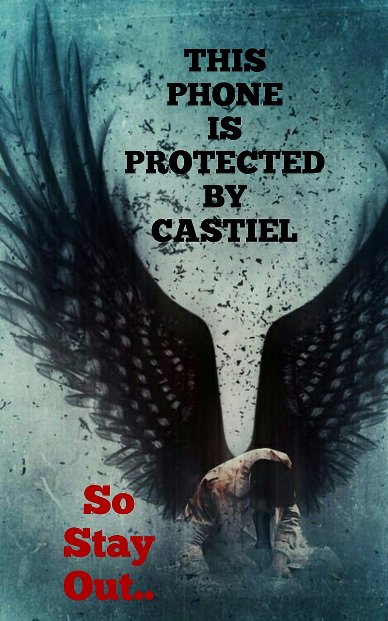 Castiel, fallen angel, supernatural, HD phone wallpaper
