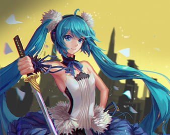 Hatsune Miku 's Blade, Vocaloid, 1080P 60 FPS