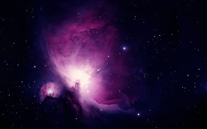 stars, galaxy, purple nebula, Space, HD wallpaper