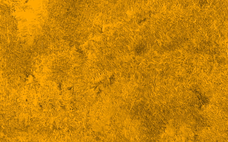 yellow paint texture, yellow wall, stone texture, painted wall, creative yellow background, yellow grunge texture, HD wallpaper