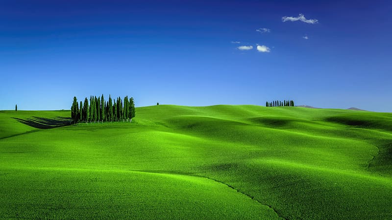 Green Meadows In Tuscany Landscape Scenery , landscape, scenery, green, nature, HD wallpaper