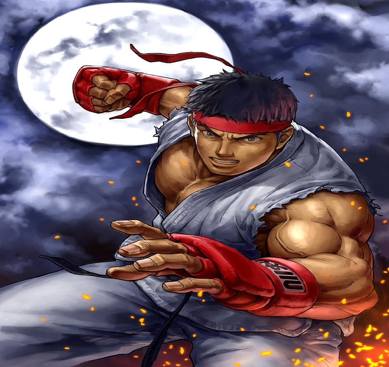 Street Fighter II The Animated Movie  Ryu  Street fighter anime Ryu street  fighter Street fighter