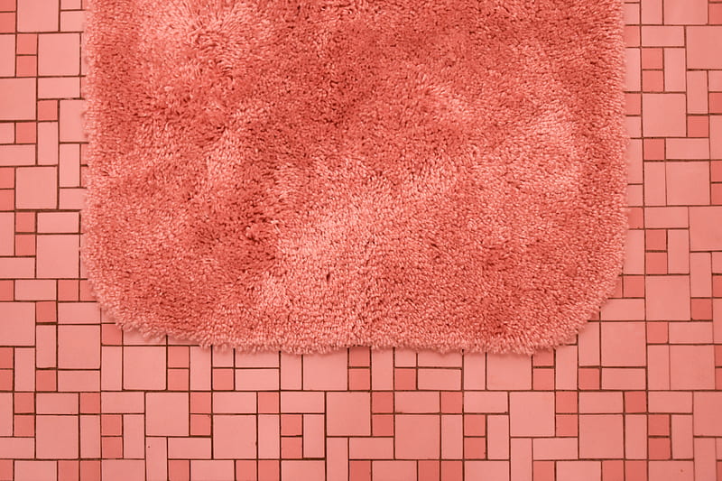 floor, pink, rug, tile, HD wallpaper