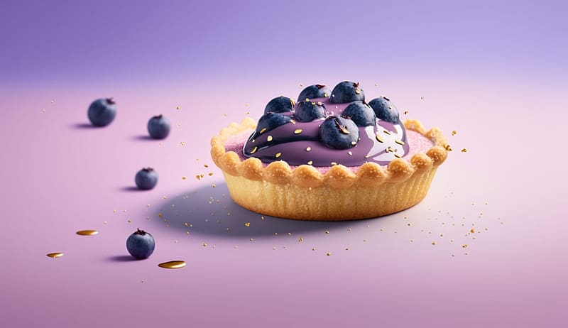 :), purple, pie, pink, neuroset, blueberry, fruit, tarte, cake, HD wallpaper