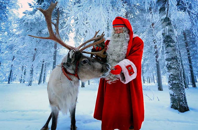 Santa Claus is coming soon, ne vom bucura, de magia iernii, nitel, inca, din nou, HD wallpaper