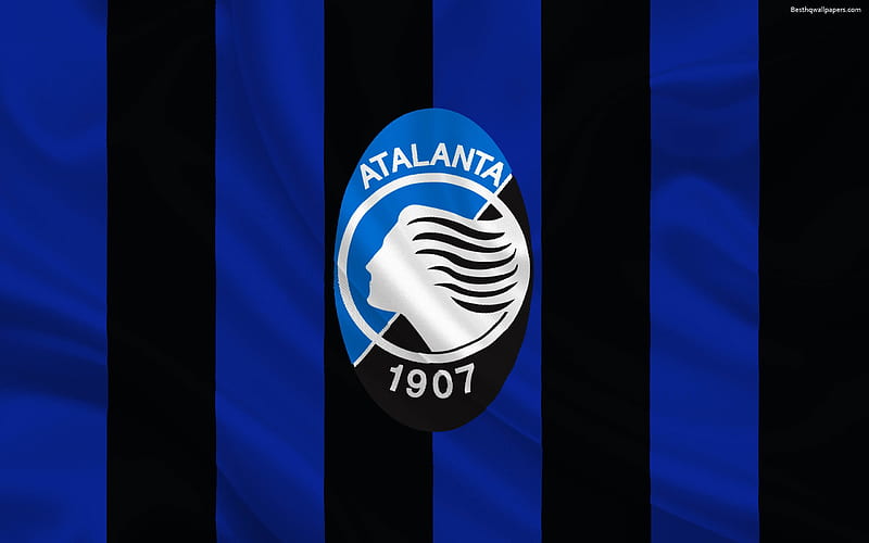 Atalanta, Football club, Seria A, Italy, emblem Atalanta, HD wallpaper