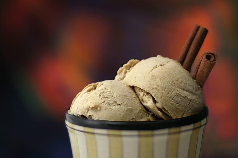 Ginger Snap Ice Cream, delicious, ice cream, good, tasty, cold, HD wallpaper