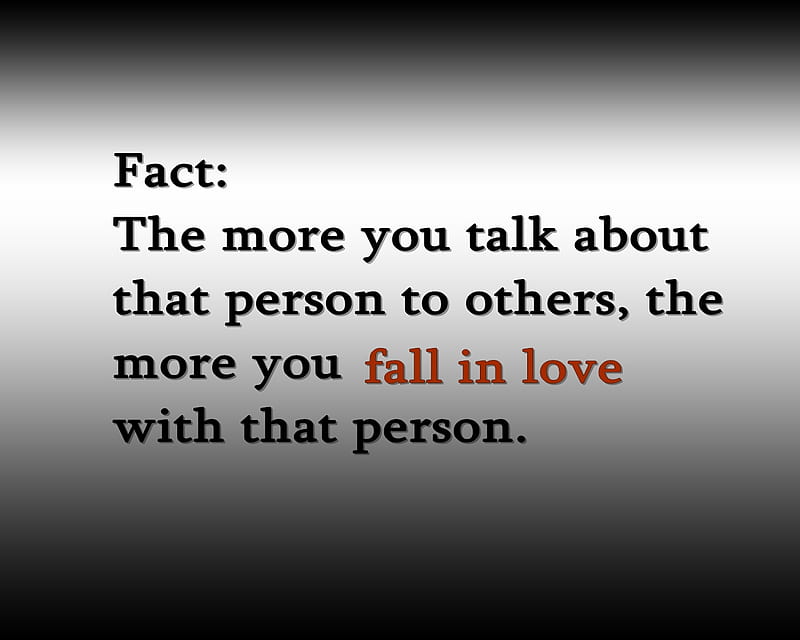 fall in love, fact, life, new, people, person, quote, saying, talk, HD wallpaper