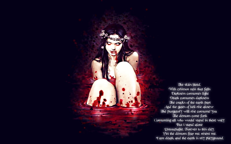 vampire blood, death, victoria, playground, frances, vampire, blood, HD wallpaper