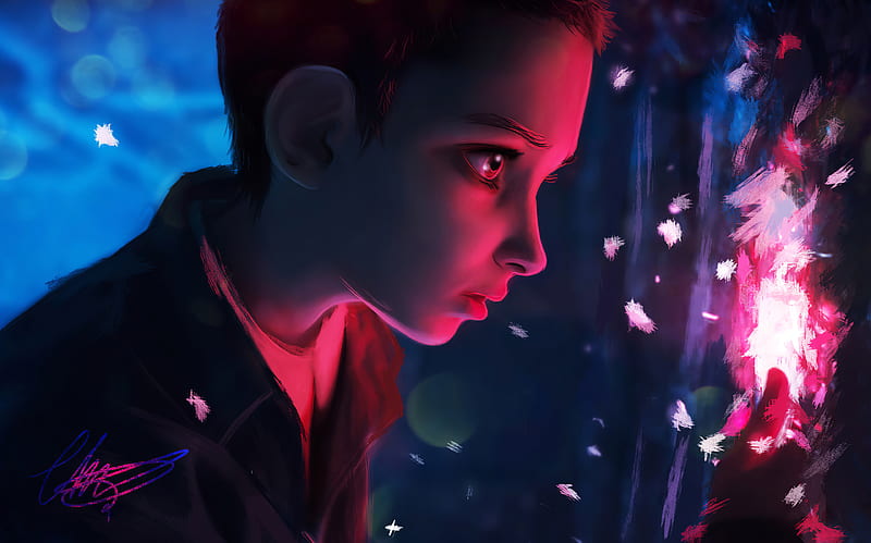 Eleven Stranger Things , eleven-stranger-things, stranger-things, tv-shows, artwork, artist, digital-art, artstation, HD wallpaper