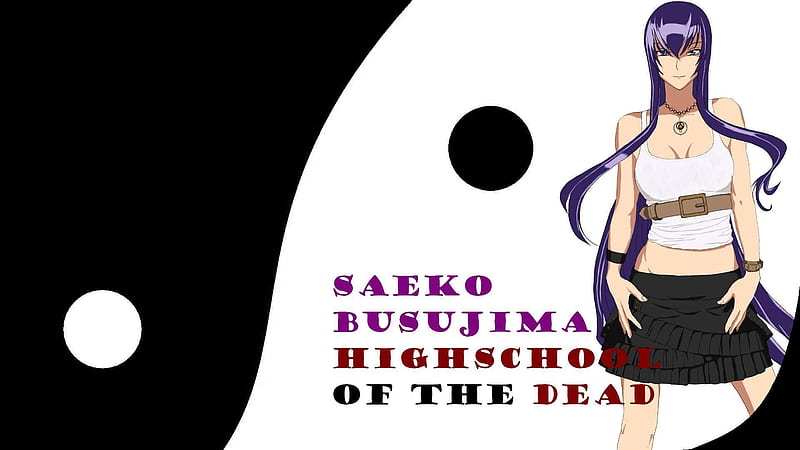 Saeko Busujima, highschool of the dead, busujima, saeko, HD wallpaper