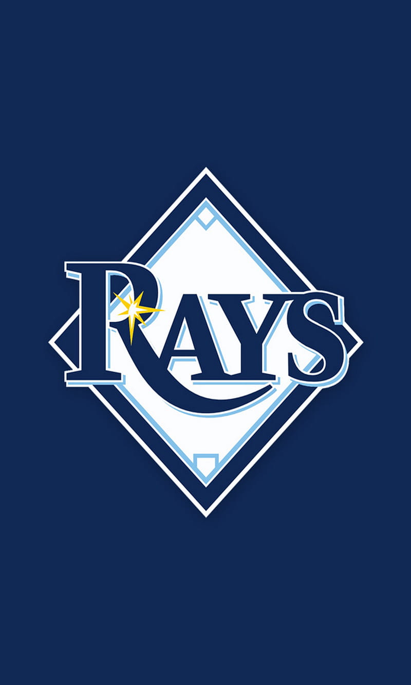 Rays in Blue, baseball, logo, mlb, sport, esports, tampa bay rays, team, HD phone wallpaper