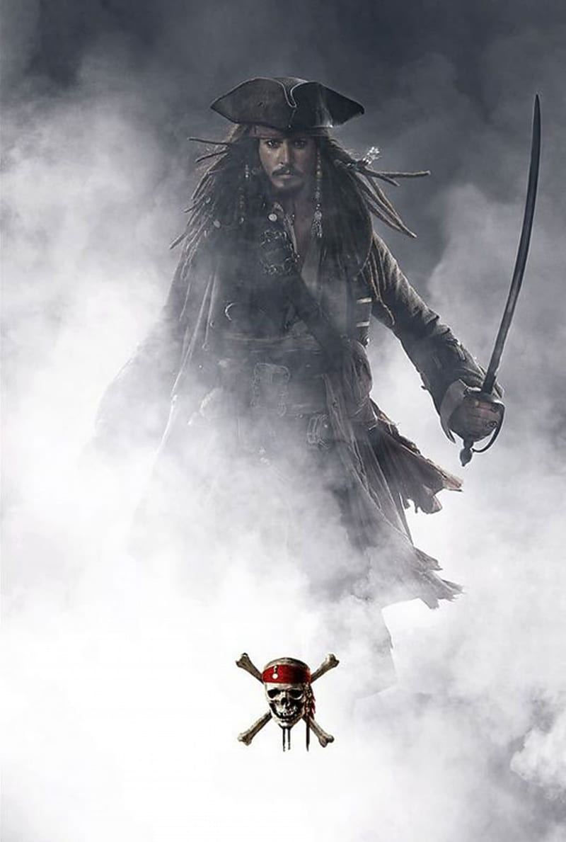 Jack Sparrow, pirate, poc, HD phone wallpaper