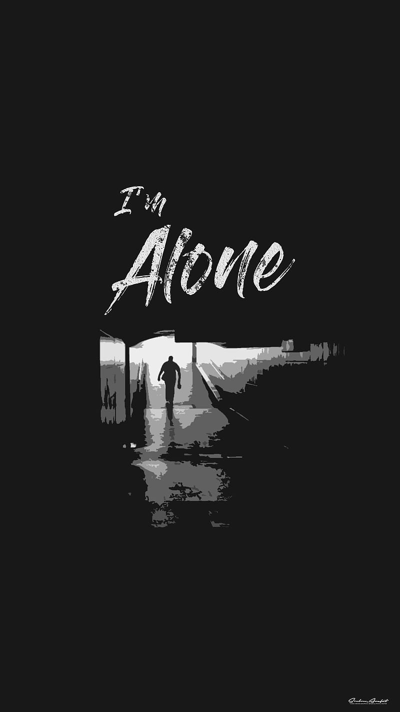 Alone, broken, depressed, i am alone, sad, subway, tunnel, HD phone wallpaper