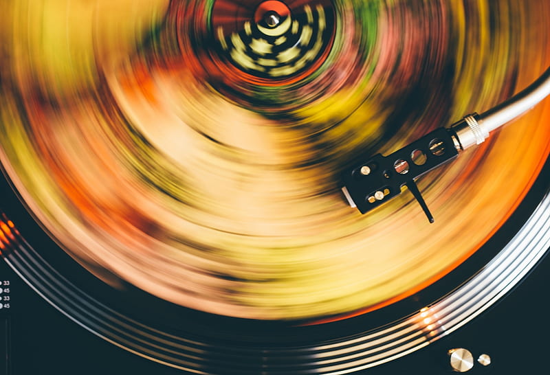 Record, old, music, play, HD wallpaper