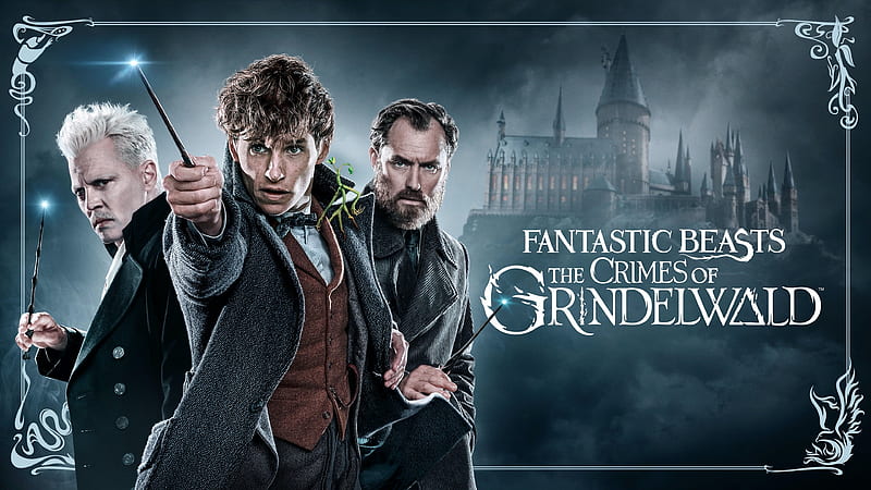 Movie, Fantastic Beasts: The Crimes of Grindelwald, Albus Dumbledore, Gellert Grindelwald, Newt Scamander, HD wallpaper