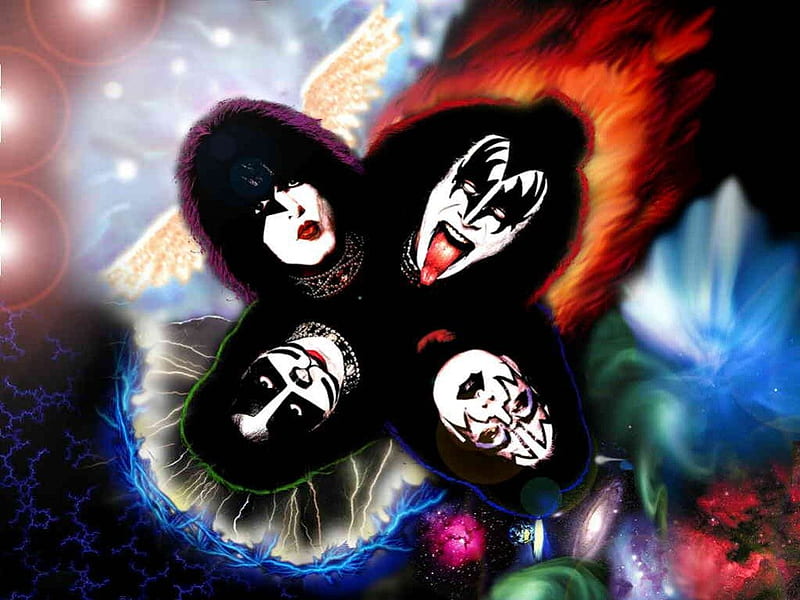 KISS, Band, Heavy, Metal, HD wallpaper