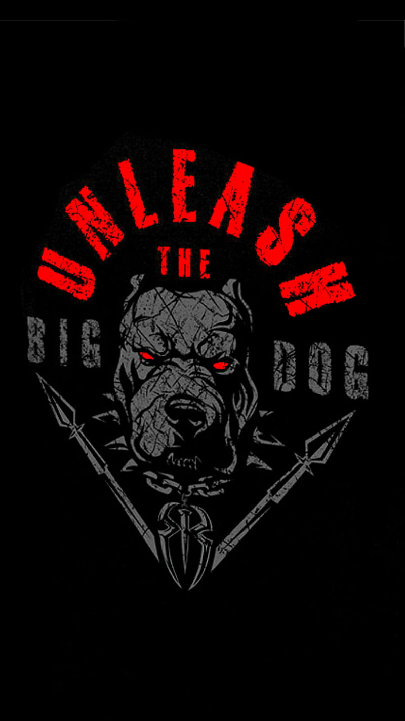 Unleash the Big Dog, logo, nxt, raw, roman reigns, smackdown, wwe, HD phone wallpaper