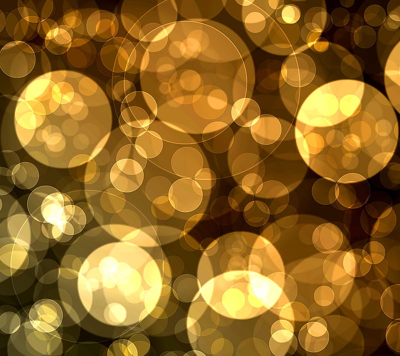 Golden Bokeh, background, bokeh, gold, lights, HD wallpaper | Peakpx