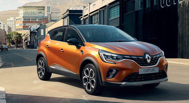 2020 Renault Captur (Color: Atacama Orange) - Front Three-Quarter , car, HD wallpaper