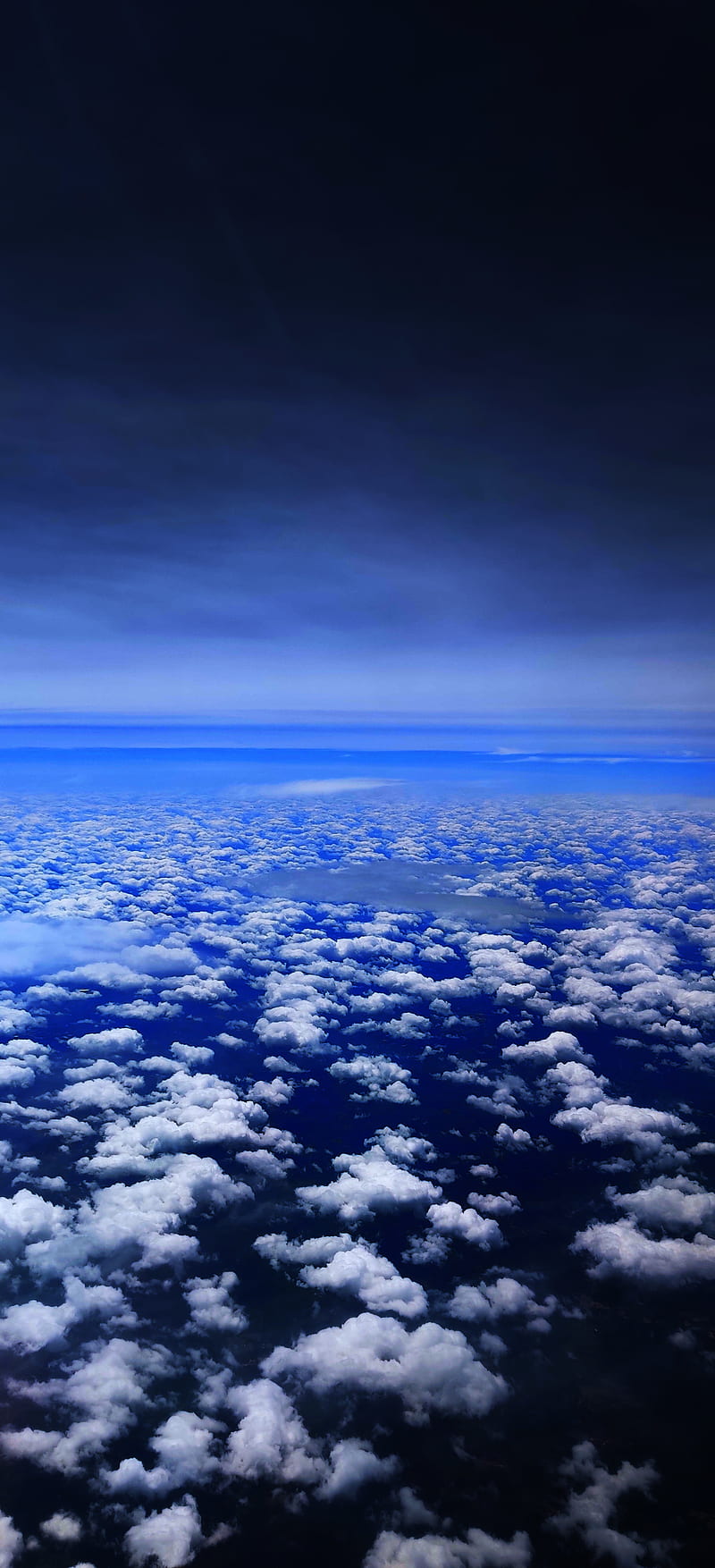 The blue place, clouds, houston, sky, sooth, HD phone wallpaper