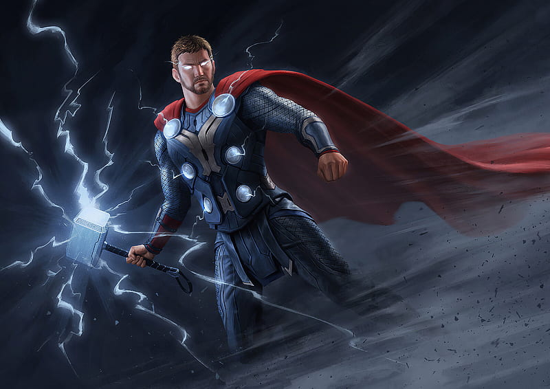 Thor Marvel Superhero, thor, superheroes, marvel, artstation, HD wallpaper  | Peakpx