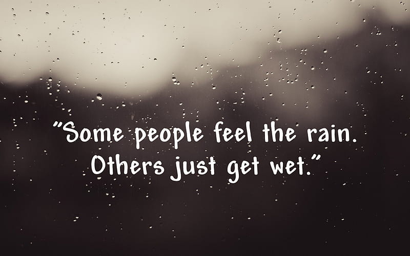rain, raindrop, drop, feeling, words, Gingerbread-heart, drops, mood, word, glass, people, HD wallpaper