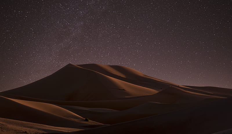 Desert during Nighttime, HD wallpaper
