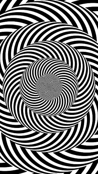 Download wallpaper 1920x1080 line black white motion optical illusion  hd background