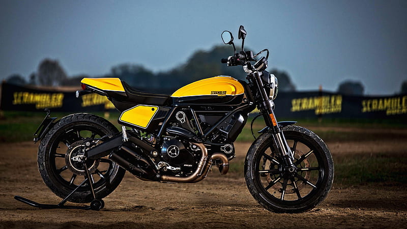 2018 Ducati Scrambler, motorcycles, ducati scrambler, ducati, vehicles, side view, HD wallpaper