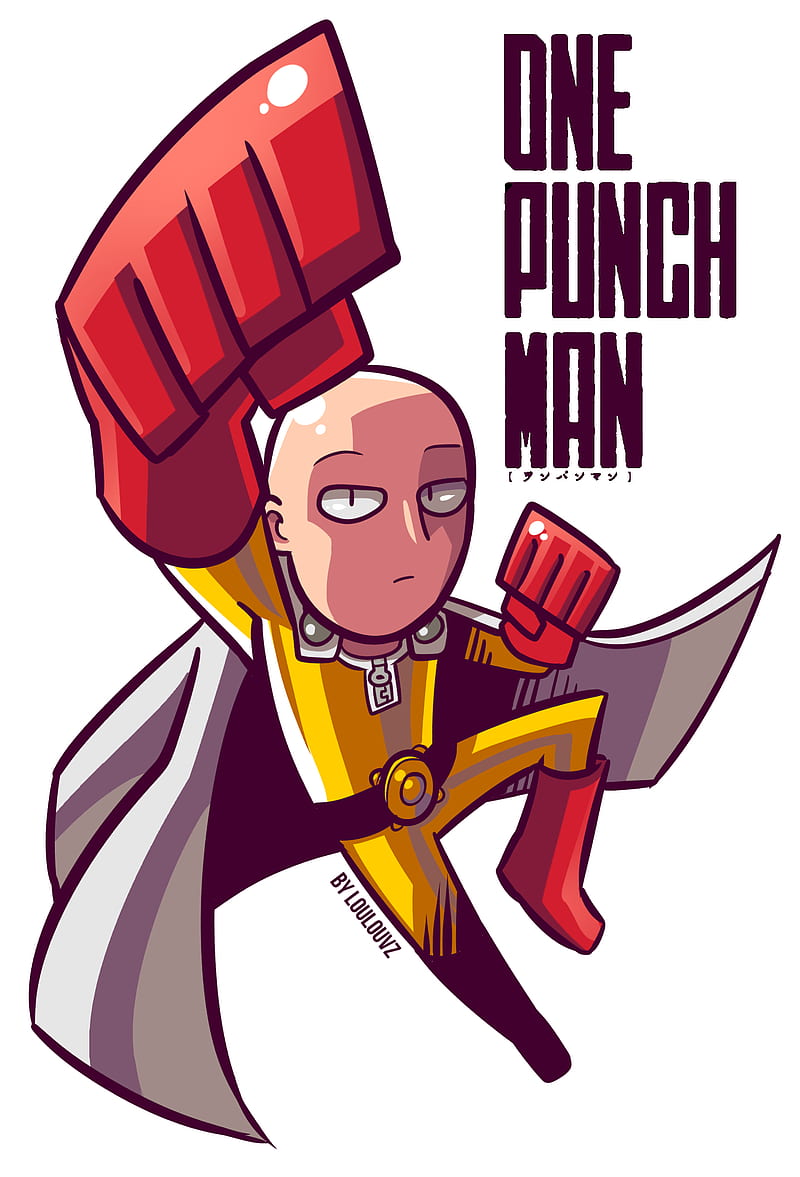 artwork, One-Punch Man, anime, manga, Saitama, HD phone wallpaper