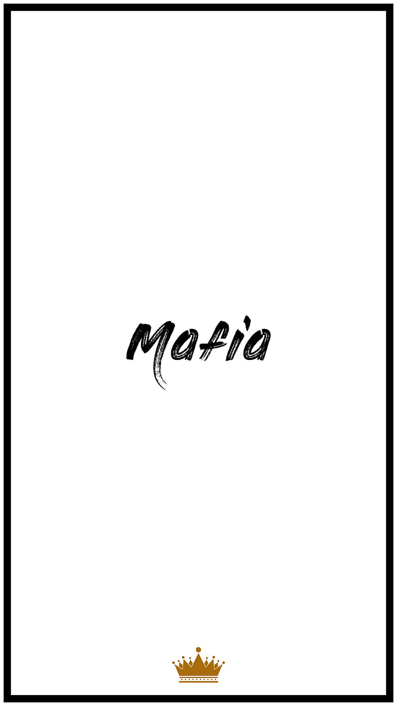 Mafia Black, ak47, al capone, mafia, simple, HD phone wallpaper