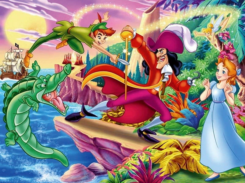 Welcome To Neverland~, colorful, Disney, animated, movie, fairy tale, tinker  bell, HD wallpaper | Peakpx