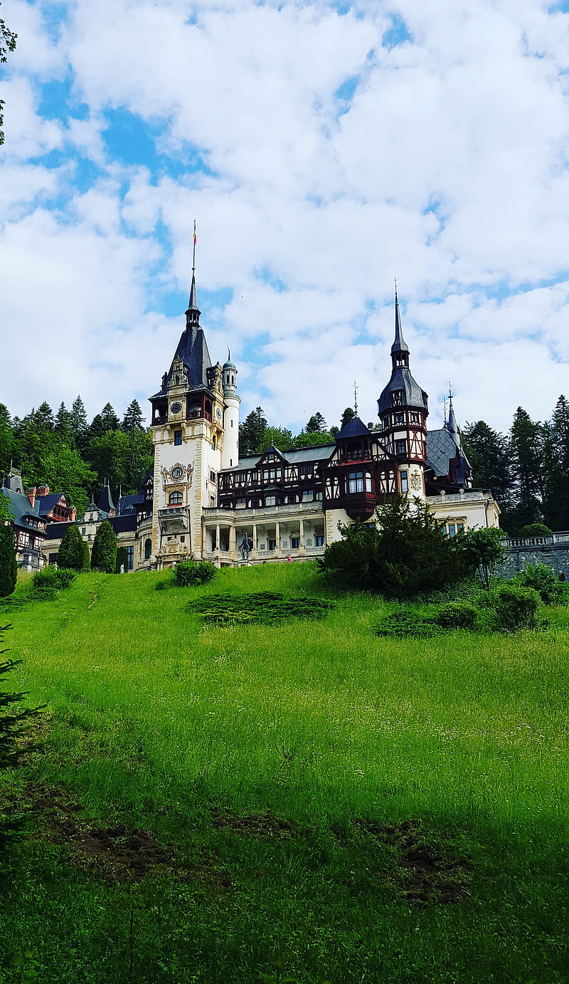 Castle , romania, sinaia, peles, king, vida, lifestyle, kingdom, HD phone wallpaper