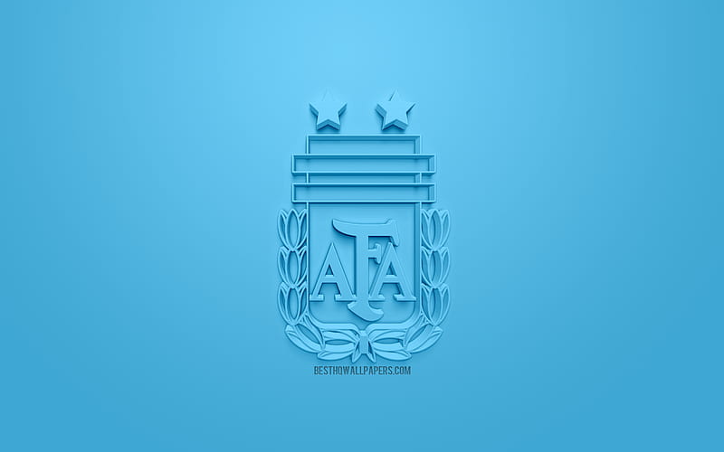 Argentina Football, emblem, logo, national, soccer, team, HD wallpaper
