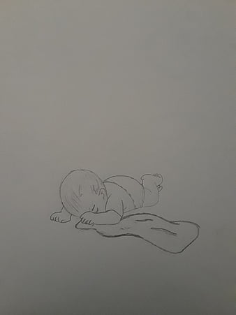 Sleeping Girl Drawing by MGD TechArts - Fine Art America