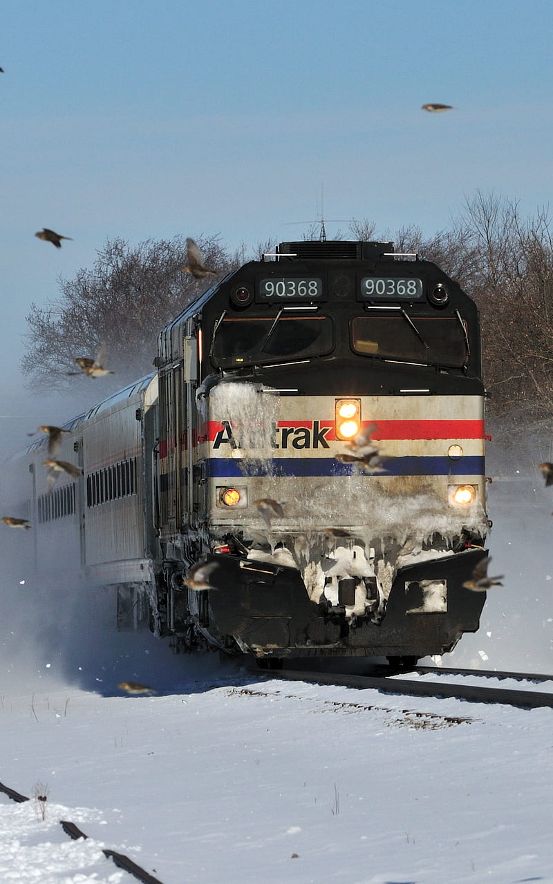 Train, 11pro, a50, alaska, galaxy, note, siberia, snow, track, winter, HD phone wallpaper