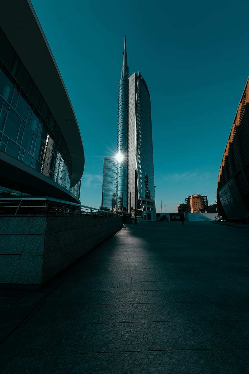 skyscraper, architecture, city, buildings, HD phone wallpaper