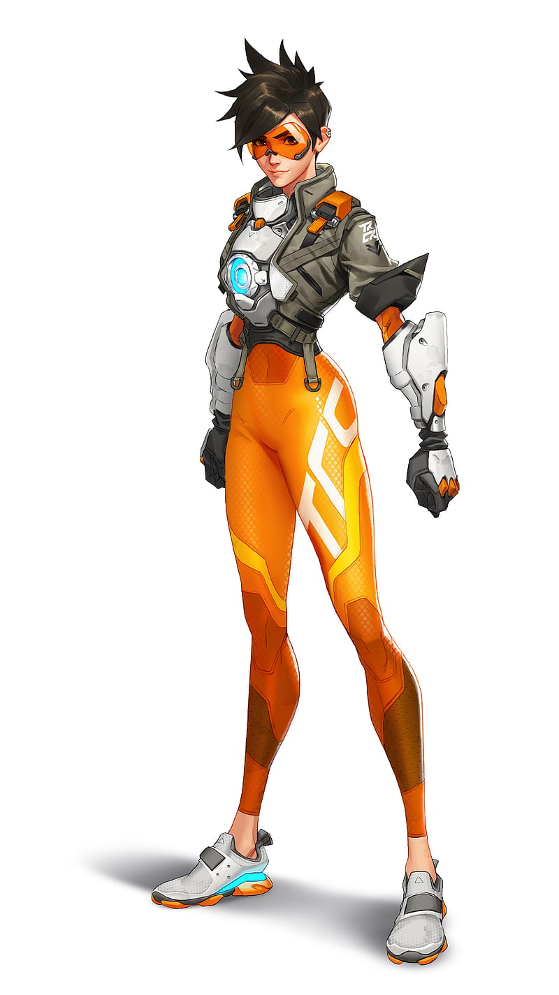 Tracer Overwatch Game Art 4K Wallpaper iPhone HD Phone #2170h