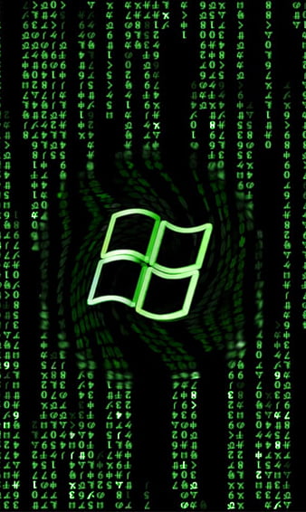 mcode, código, verde, windows, Fondo de pantalla de teléfono HD
