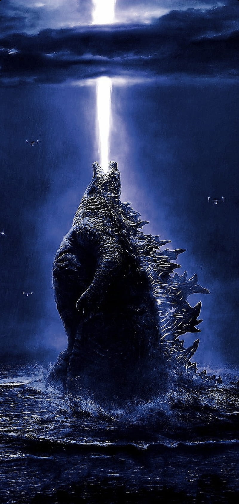 Godzilla At Night, ships, starry, navy, water, HD phone wallpaper | Peakpx