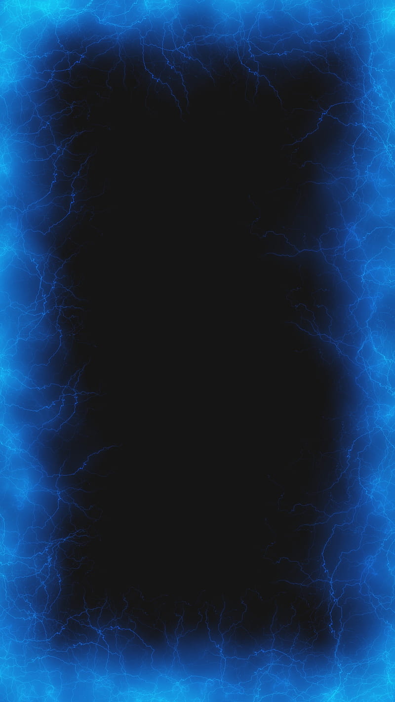 ElectroFrame Blue, FMYury, abstract, black, colorful, colors, electric, electro, energy, frame, gradient, light, lighting, lightning, lines, power, HD phone wallpaper