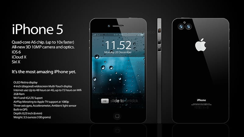 Apple iPhone 5 latest official 07, HD wallpaper