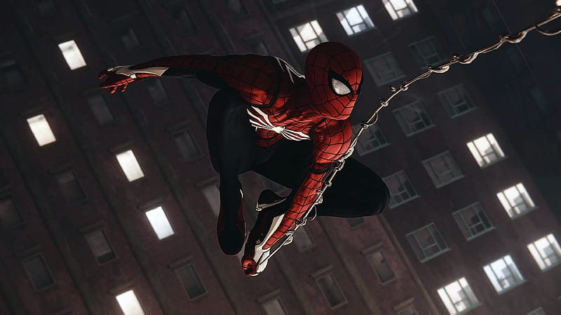 Spiderman Shooting Spider Web, spiderman-ps4, spiderman, superheroes, games, 2018-games, ps-games, HD wallpaper