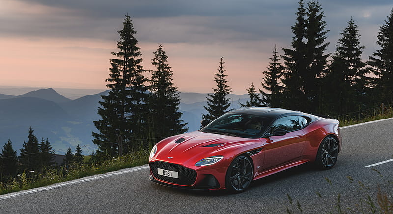 2019 Aston Martin DBS Superleggera (Color: Hyper Red) - Front Three ...