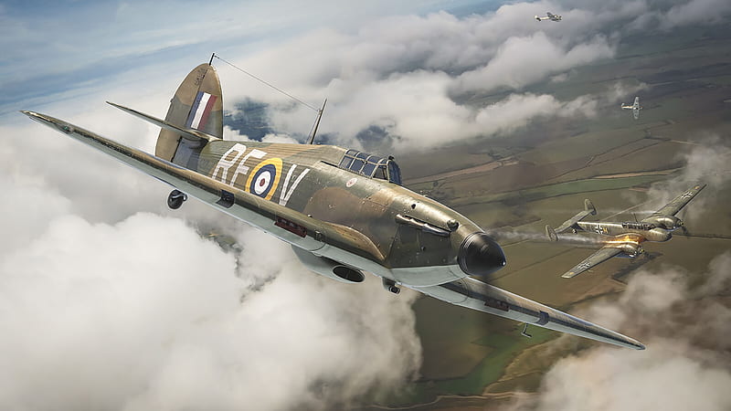 Military Aircraft, Hawker Hurricane, Aircraft, Warplane, HD wallpaper