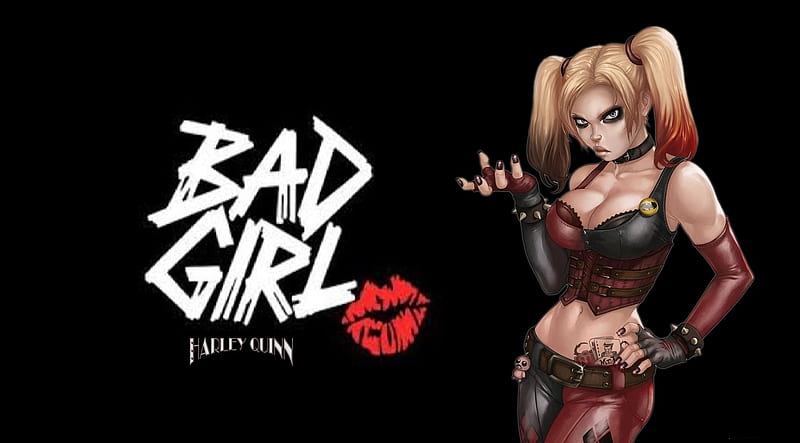 Bad Girl, Crazy, Harley, Lips, Hot, HD wallpaper | Peakpx